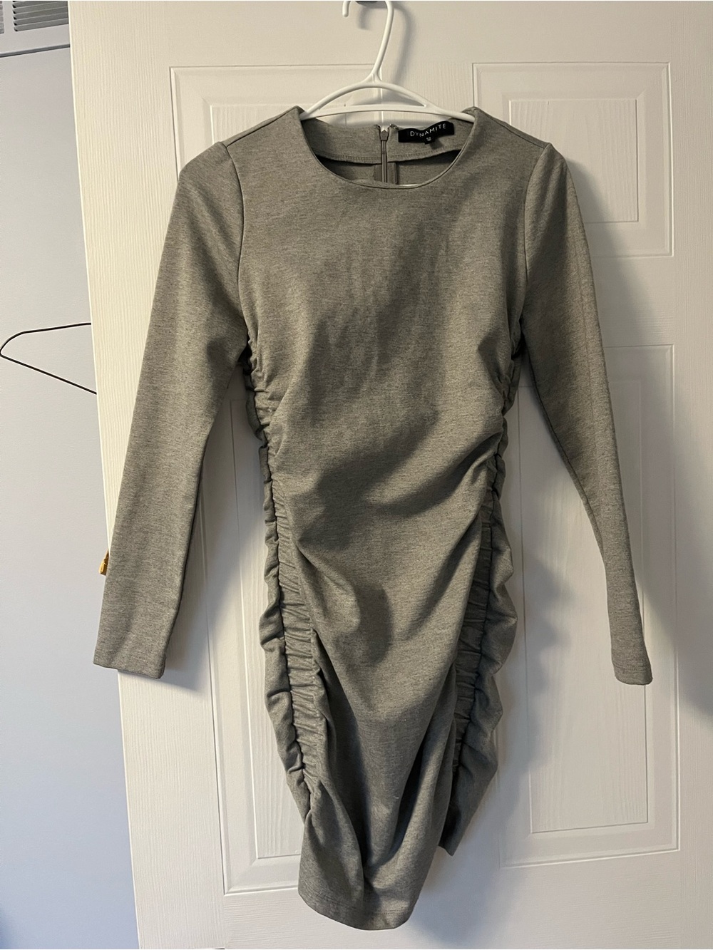 Dynamite side ruched dress